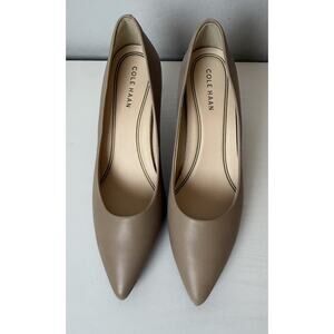 Cole Haan Women's Size 9.5B Mckeyla 85MM Pumps Style W15828 Nude Leather
